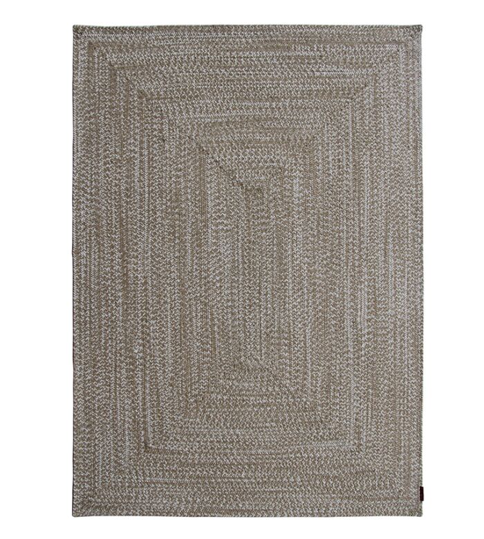 Handmade Natural Color Wool Floor Braided Rug - BR 052 (140x200cm)