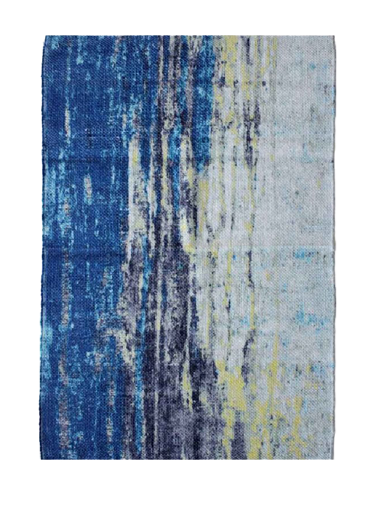 Elegant Digital Printed Rug DD 013 (140x200cm) for Refined Balcony Decor by Ramsha Carpets Elegant digital printed rug DD 013, 140x200cm, perfect for adding a refined and sophisticated look to balcony spaces by Ramsha Carpets.