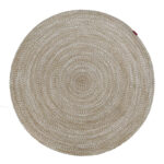 Amazing Handmade Wool Round Floor Braided Rug - BR 051 (150cm)