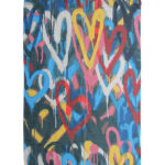 Chic 150x210cm digital printed rug, DD 035, with a contemporary pattern for stylish living room decor by Ramsha Home.