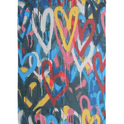 Chic 150x210cm digital printed rug, DD 035, with a contemporary pattern for stylish living room decor by Ramsha Home.