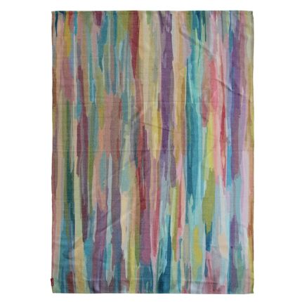 Chic 150x210cm digital printed rug, DD 036, designed for drawing rooms with a contemporary pattern by Ramsha Home.