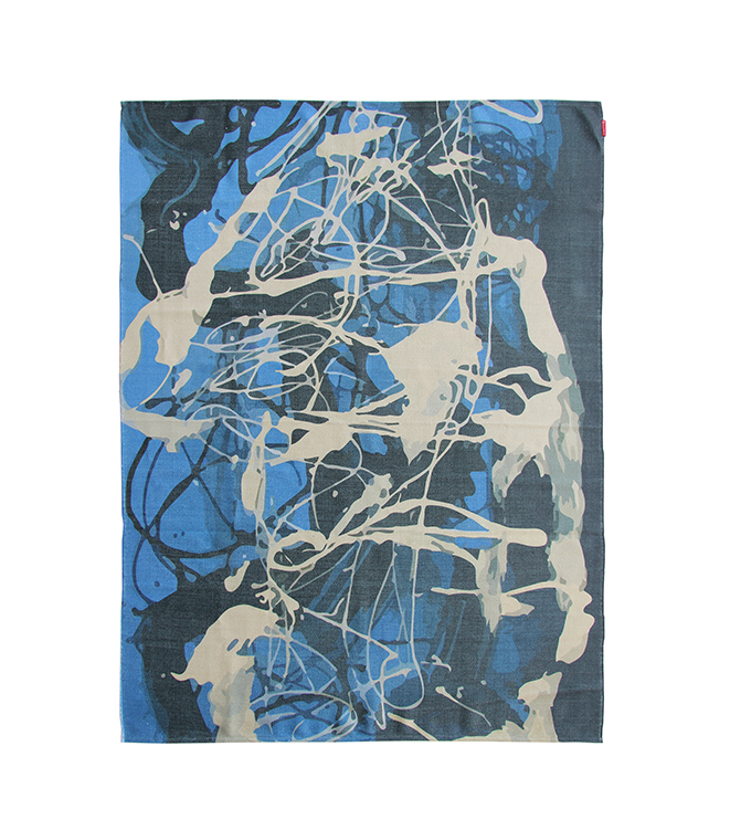 Elegant Blue Color Living Room Digital Printed Rug DD 039 (150x210cm) for Polished Interiors by Ramsha Carpets Elegant blue color living room digital printed rug DD 039, 150x210cm, designed to provide a refined and polished look to your interior by Ramsha Carpets.