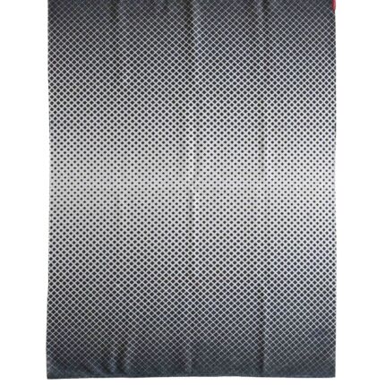 Chic 140x200cm digital printed rug, DD 007, with a black and white pattern designed to complement modern home decor by Ramsha Home.