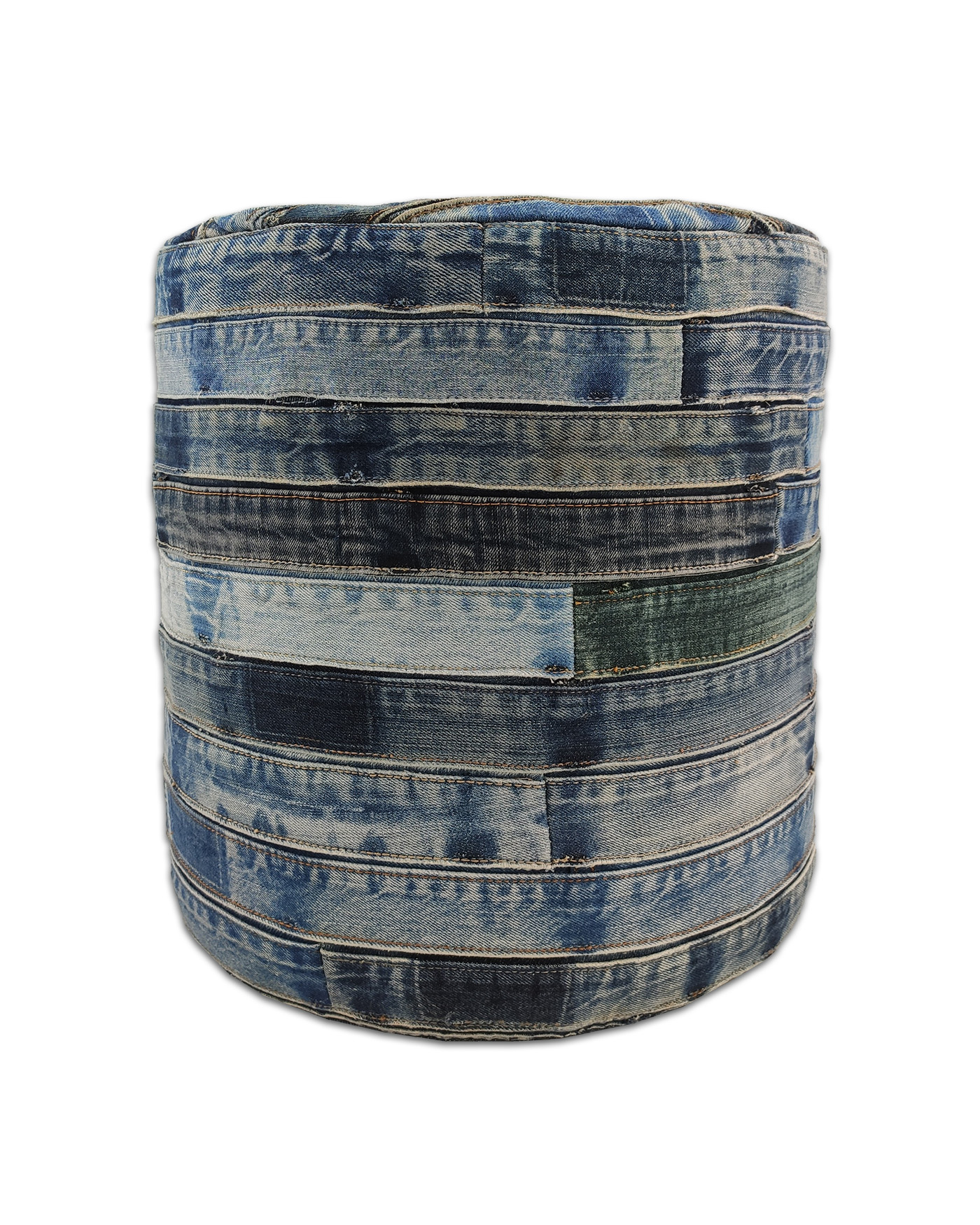 1664363274027.jpg Floor Decor Pouf Blue Color - PF 082 (40x40x40cm) - الصورة 1