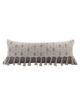 White & Beige Color Cotton Cushion with Filler for Living Room, Bed, Couch - CS 175 (30x90cm)