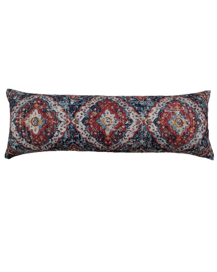 ⁦Multi Color Polyester Cushion with Filler for Floor, Hallway Cushion - CS 176 (30x90cm)⁩ - الصورة ⁦1⁩