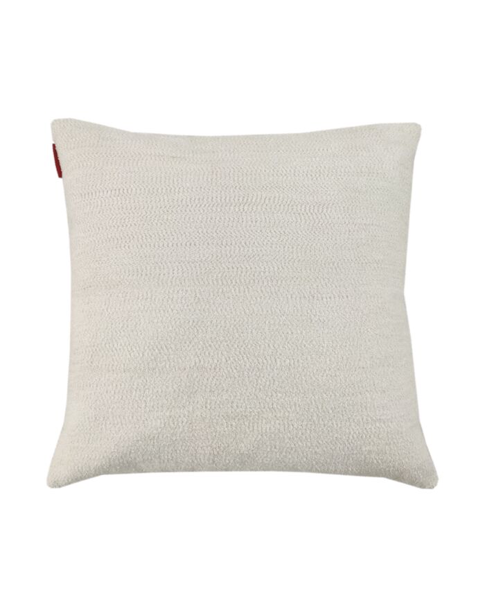 White Color Cotton Cushion with Filler for Cafe, Window Seat, Floor - CS 203 (60x60cm) - Image 1