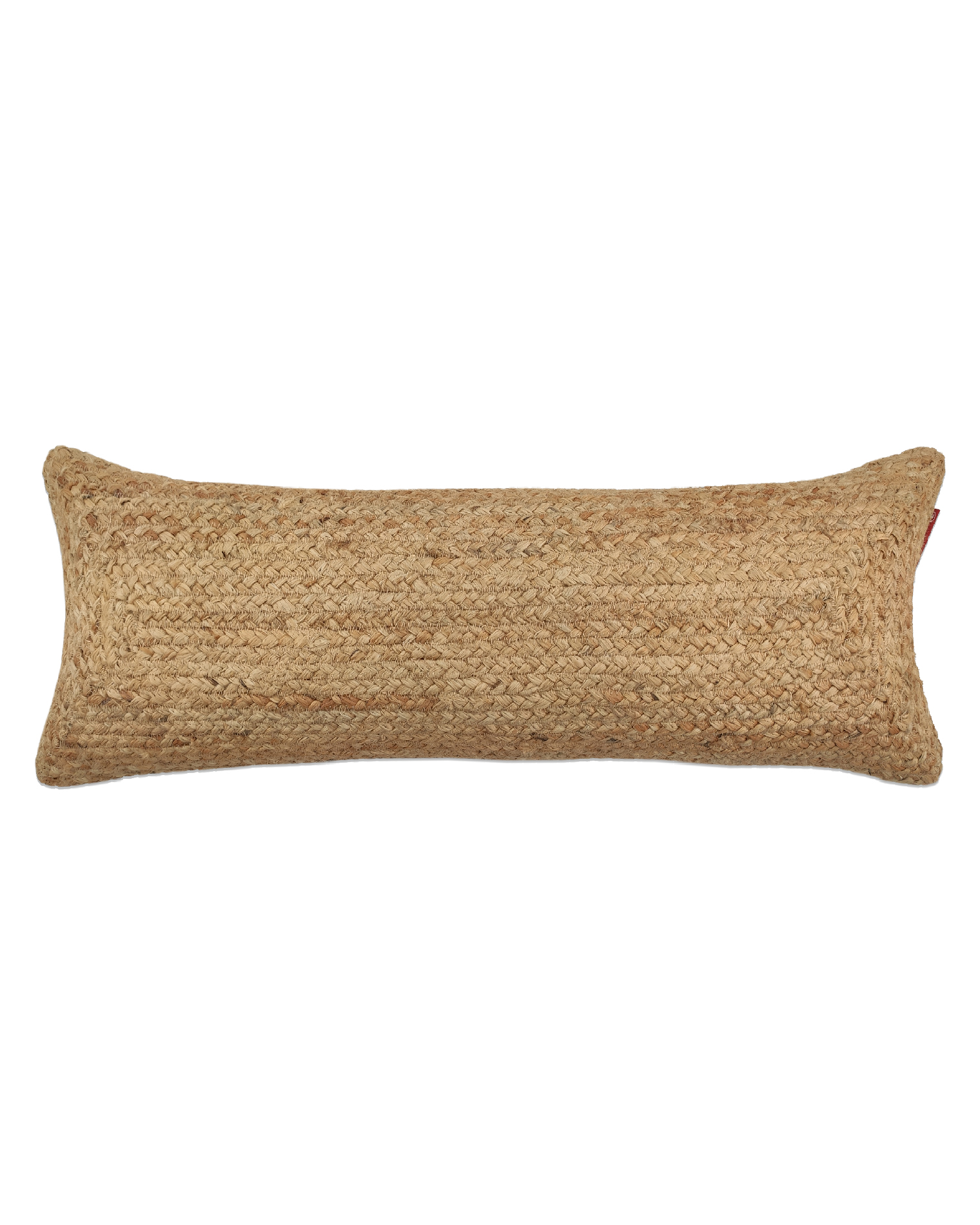 1673693515_IMG_20221111_164220 Natural Color Jute Cushion with Filler for Couch, Floor, Car - CS 205 (30x90cm) - الصورة 1