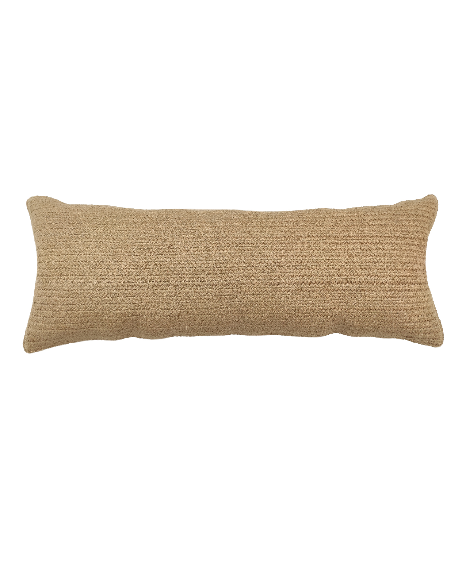 1673693521_IMG_20221111_164443 Natural Color Jute Cushion with Filler for Couch, Floor, Car - CS 208 (30x90cm) - Image 1