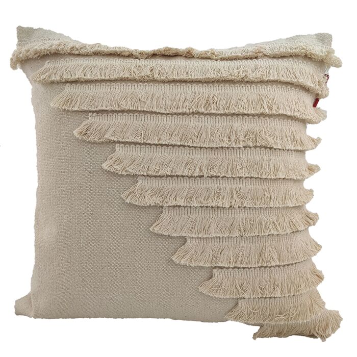 Natural Color Cotton Cushion with Filler for Hallway, Event, Chair - CS 201 (45x45cm) - Image 1