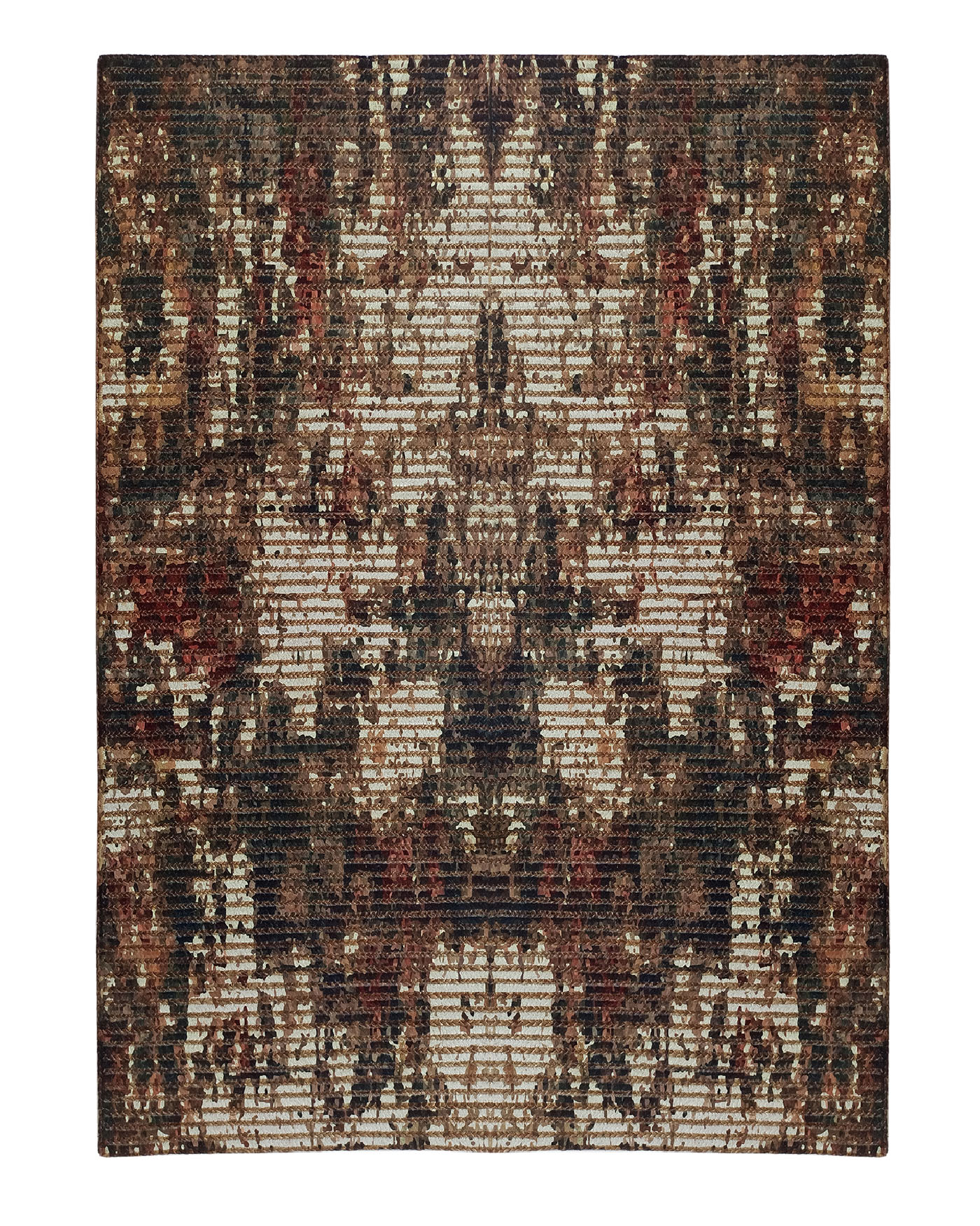 170X240-CM-1.jpg Stunning Handmade Multi Color Jute & Pet Yarn Printed Braided Rug - BR 027 (170x240cm)