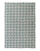 Blue & Cream Color Bedroom Decor Polyester Woven Rug - WR 030 (170x240cm)