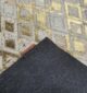 Premium grey leather rug for dining and living spaces LR 010 (300x400cm) by Ramsha Home