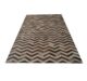 Modern tan entryway leather rug LR 003, 140x200cm
