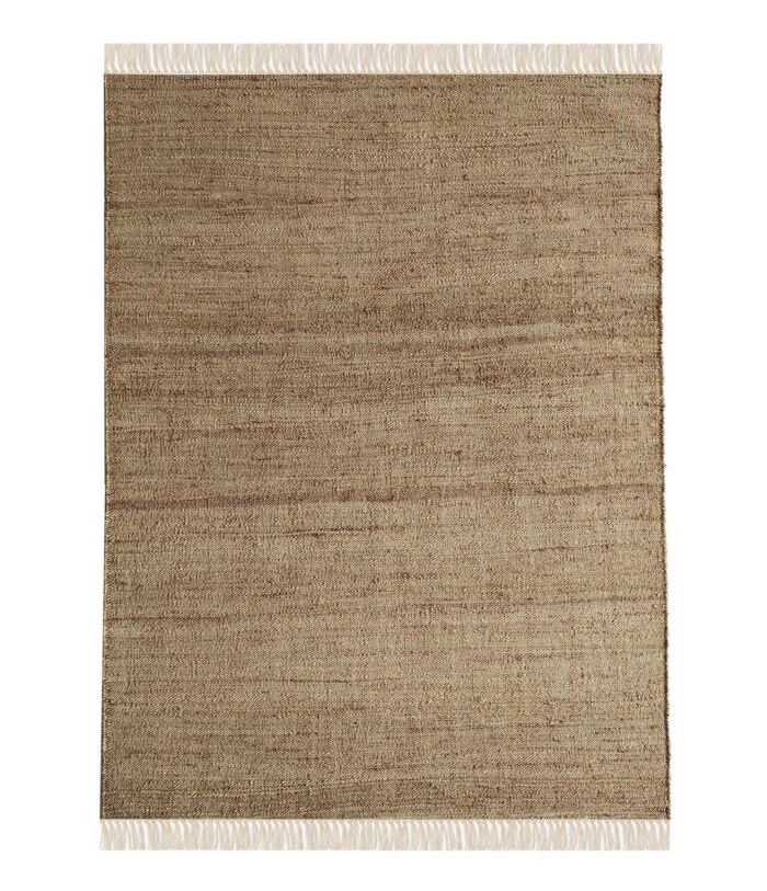 Transform your bedroom into a peaceful retreat with a natural color rug by Ramsha Home