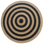 Handmade Braided Jute Floor Round Rug: Great Match for Dining Room - BR 058 (200cm)
