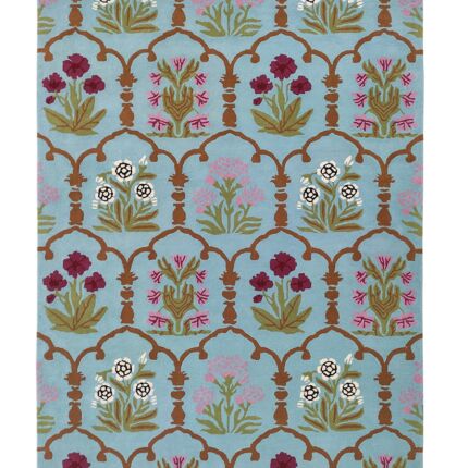 Colorful handmade rug for home decor