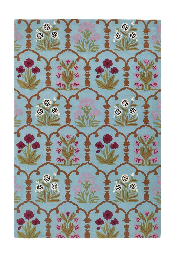 Colorful handmade rug for home decor
