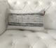 Multi-colored woven cushion for window seat or bed, 30X50cm