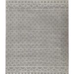 Natural White Color Indoor Woven Rug - SRN 004 (140x200cm)