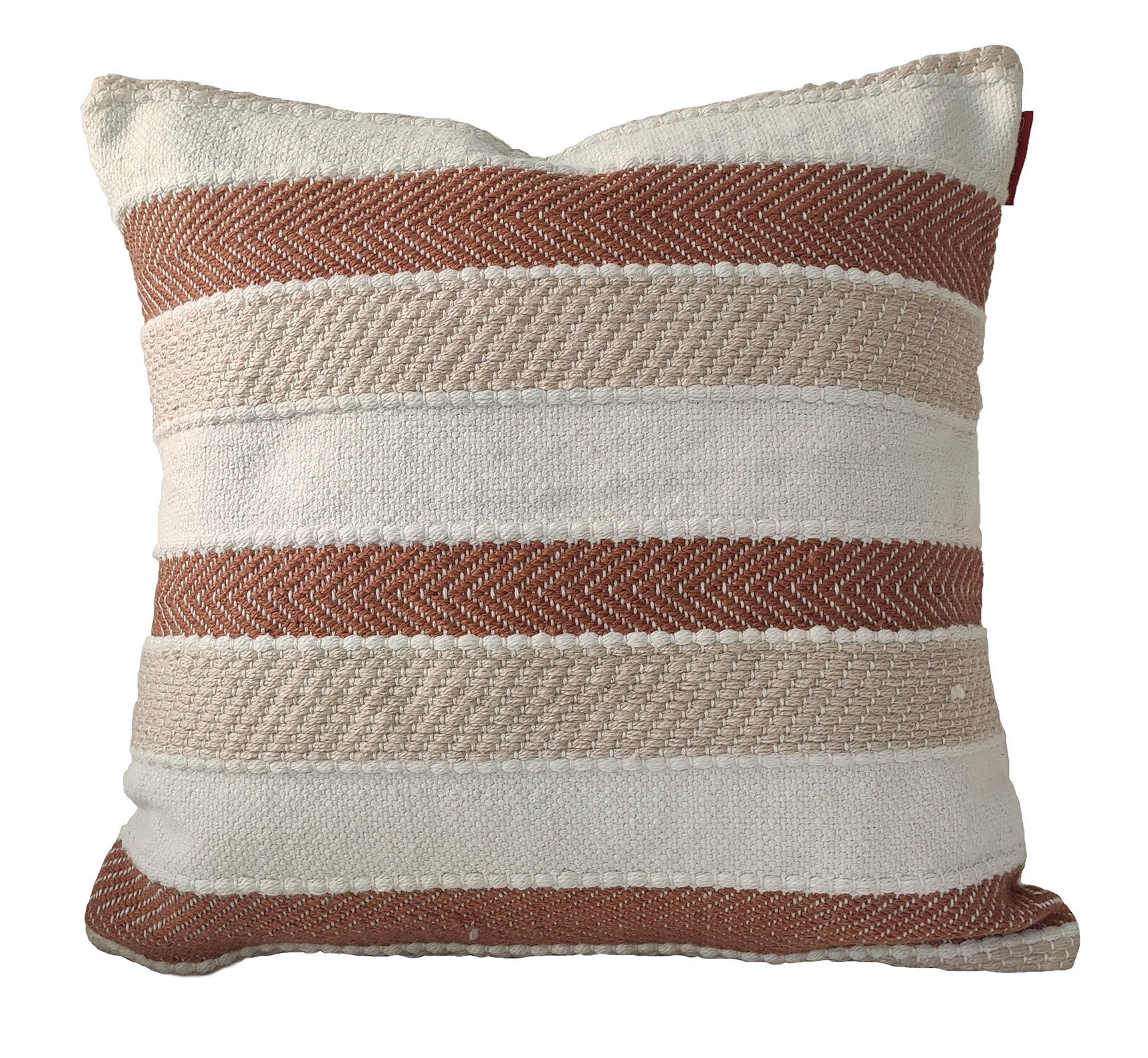 Polyester Cushion with Filler CS-253: Home Decor Woven Comfort for Your Car Polyester cushion with filler CS-253, home decor woven design, multi-color 60x60cm, perfect for car interiors by Ramsha Home.