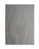 Elegance in Detail: Luxurious White and Silver Wool Rug by Ramsha Home