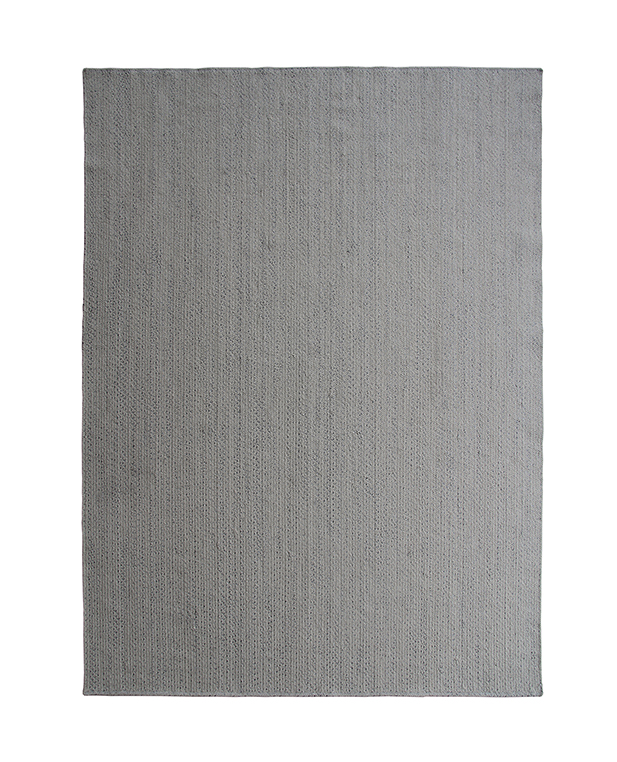 250X350-18.jpg Elegance in Detail: Luxurious White and Silver Wool Rug by Ramsha Home