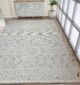 Elegant natural white woven rug for home decor - SRN 021 (200x300cm) by Ramsha Home