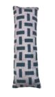 Comfortable polyester cushion CS-256, light blue and cream colors, 30X90cm
