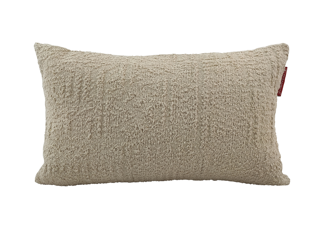 30X50 White Color Cotton Cushion with Filler - CS 202 (30x50cm) - Image 1