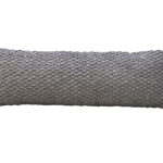 Woven cushion CS-254, grey indoor and outdoor decor, 30X90cm