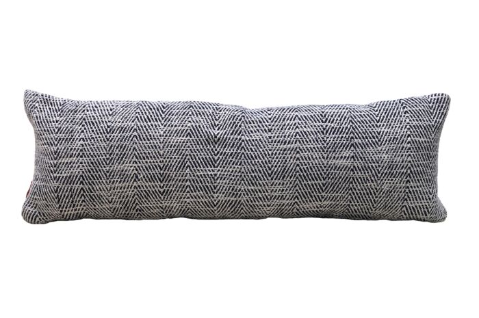 Handcrafted woven cushion CS-248, versatile blue design, 30X90cm