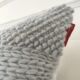 Handcrafted woven cushion CS-278, polyester filler, natural color, 60X60cm