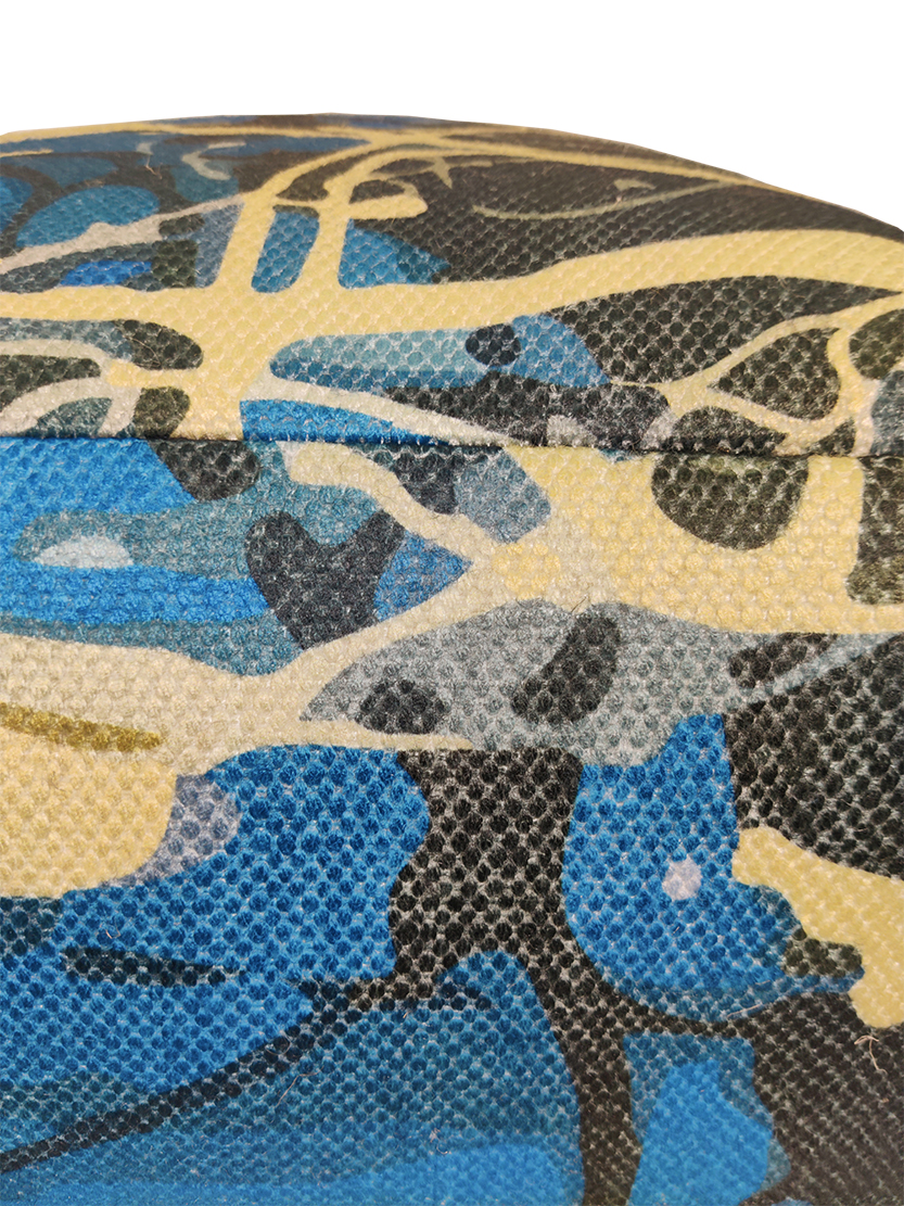 Polyester Multi Pouf: Ideal for Study Room Decor Polyester multi pouf, 50x50x30cm, ideal for study room decor by Ramsha Home.