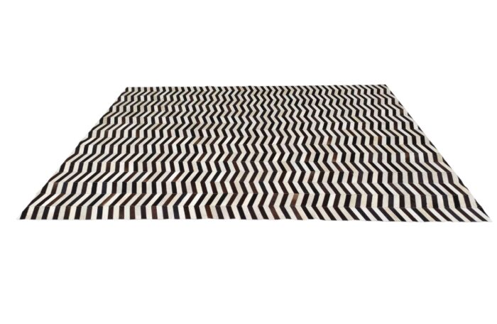 Coffee color leather rug LR-003 for spacious drawing room, 300x400cm