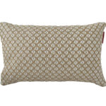 Artisanal handmade embroidery cushion CS-250 displayed in a drawing room by Ramsha Home.