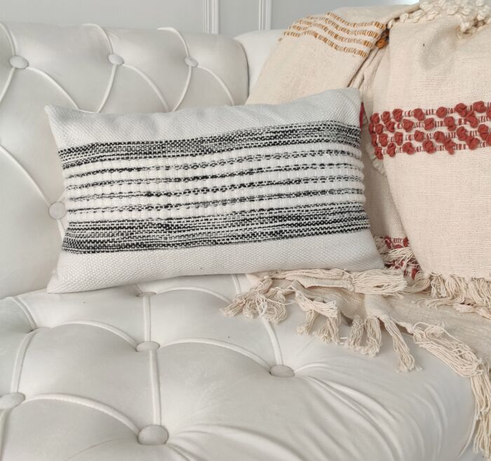 Stylish CS-249 cushion for window seat or bed, 30X50cm