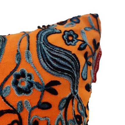 Decorative multi color embroidery cushion CS-268 cotton cushion 45X45cm