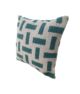 Light Blue & Cream Color Polyester Cushion with Filler for Hallway, Office - CS 256 (45x45cm) - Image 2