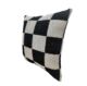 Black & White Polyester Cushion with Filler for Balcony, Couch, Floor - CS 255 (45x45cm) - Image 2