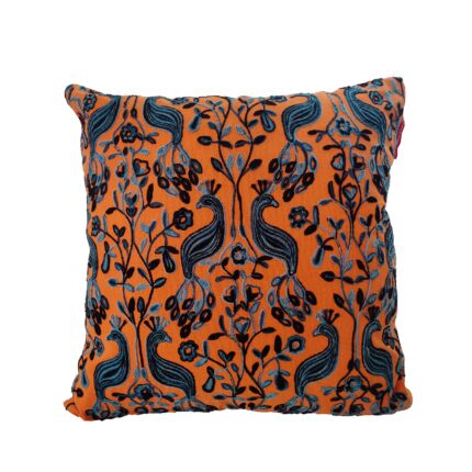 CS-268 embroidery cotton cushion multi color 45X45cm