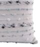 White Color Cotton & Acrylic Embroidery Cushion with Filler for Bed, Couch - CS 150 (45x45cm) - الصورة 3