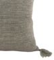 Grey Cotton Cushion with Filler for Window Seat, Bed, and Floor - CS 156 (45x45cm) - Image 2