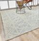 Contemporary natural white color home decor woven rug - SRN 021 (200x300cm) by Ramsha Home