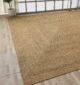 Stylish handmade braided jute rug BR 046 with eco-friendly materials