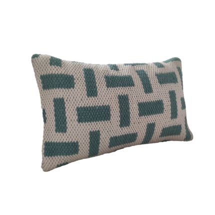 Light blue and cream polyester cushion CS-256, hallway and office, 30X90cm