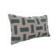 Light blue and cream polyester cushion CS-256, hallway and office, 30X90cm