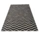 Modern coffee drawing room leather rug LR 003, 200x300cm