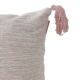 Comfortable pink cushion with filler,